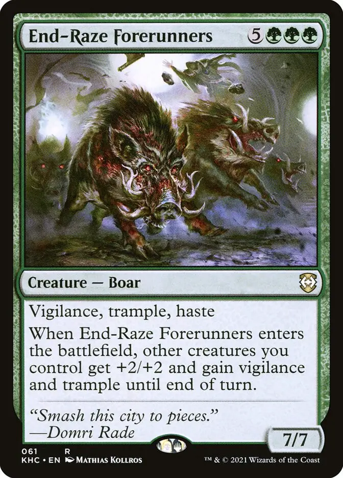 End Raze Forerunners (Kaldheim Commander)