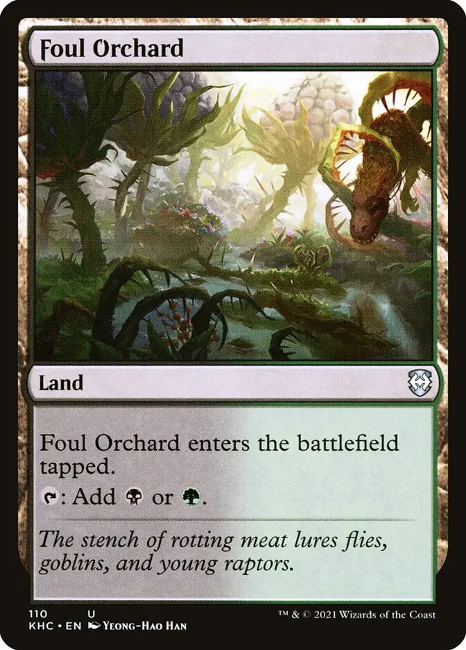 Foul Orchard (Kaldheim Commander)