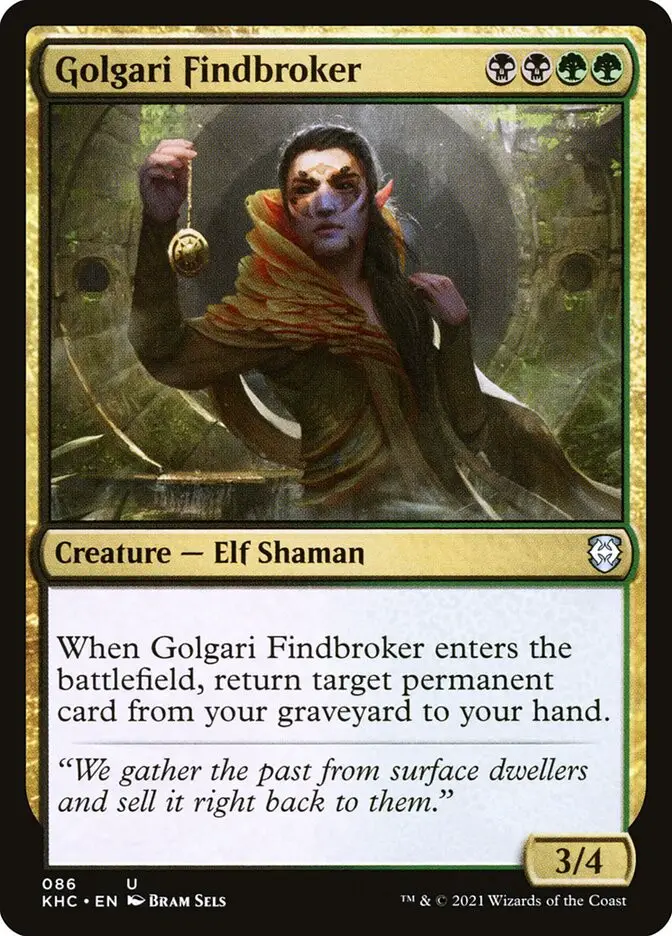 Golgari Findbroker (Kaldheim Commander)