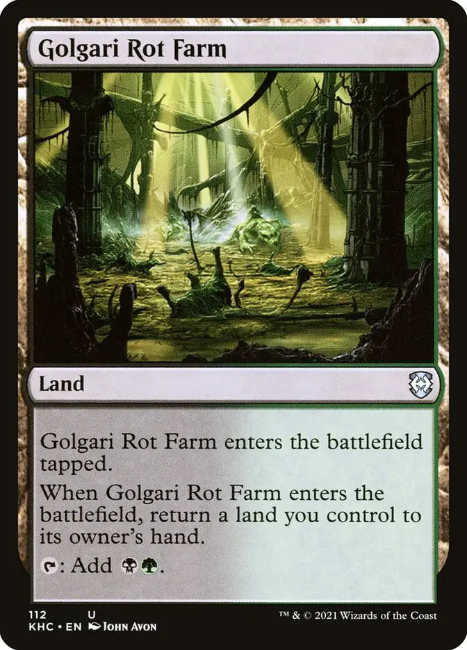 Golgari Rot Farm (Kaldheim Commander)