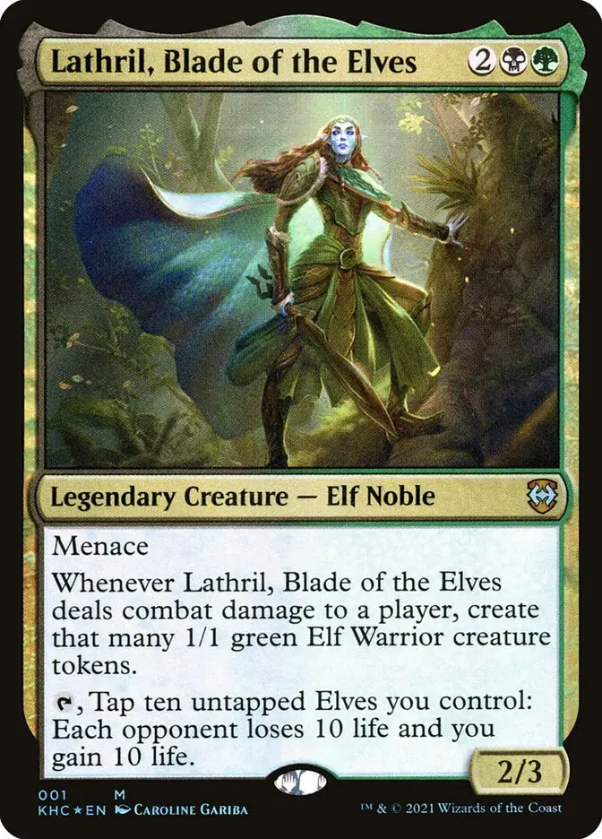 Lathril  Blade of the Elves (Kaldheim Commander)