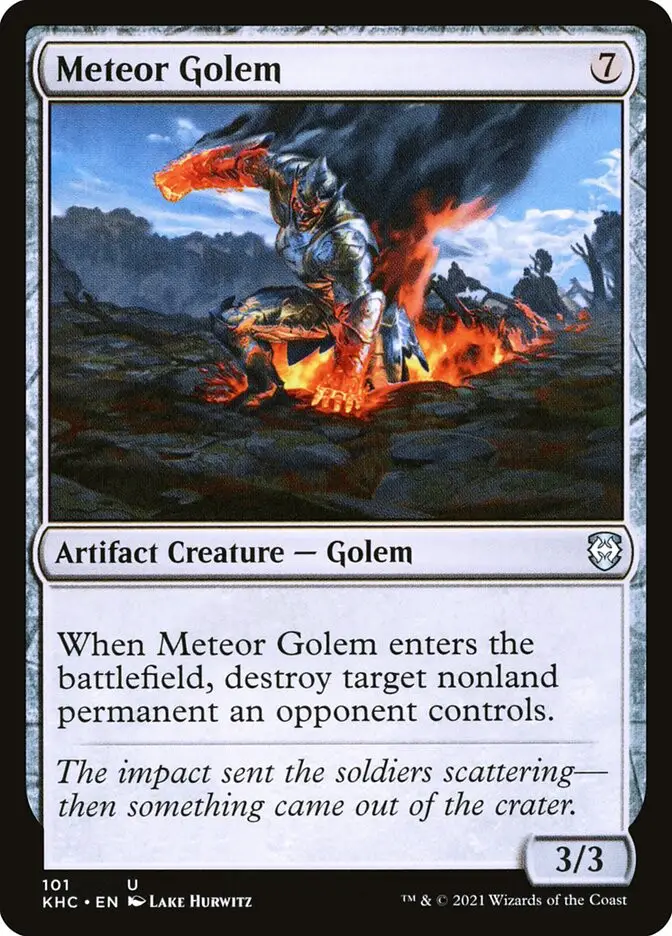 Meteor Golem (Kaldheim Commander)