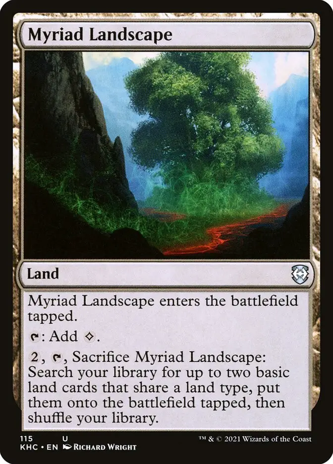Myriad Landscape (Kaldheim Commander)