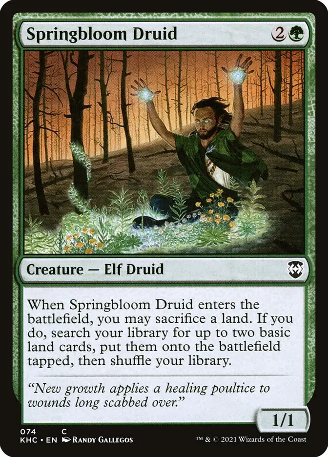 Springbloom Druid (Kaldheim Commander)