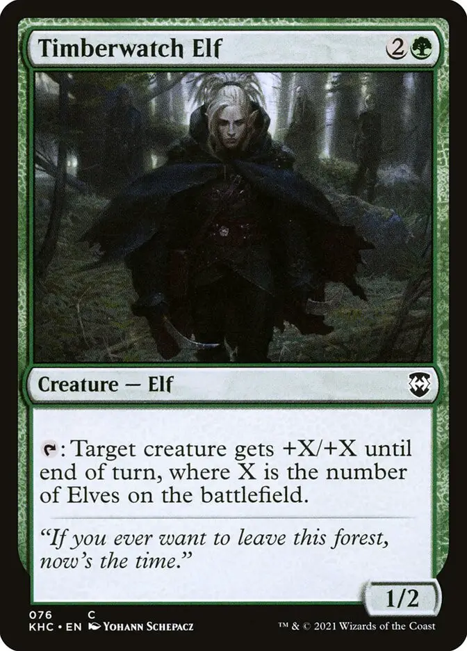 Timberwatch Elf (Kaldheim Commander)