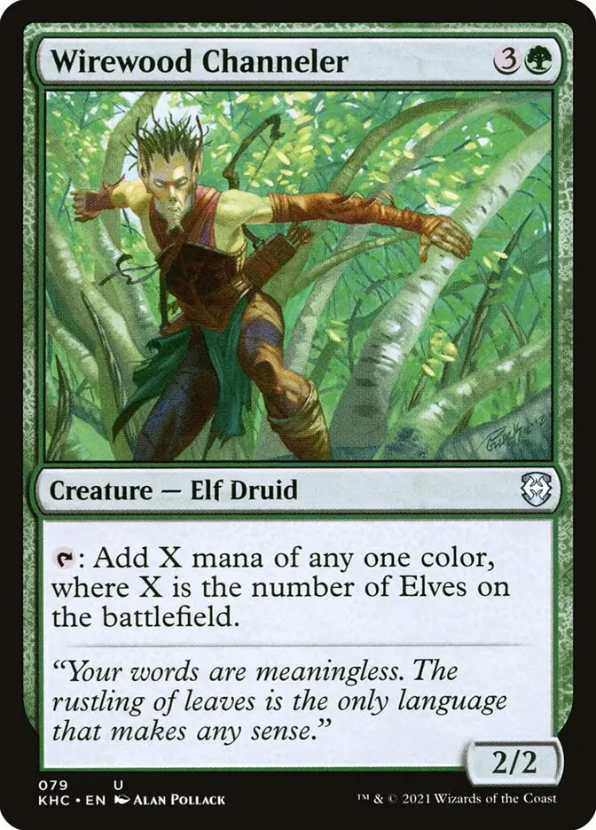 Wirewood Channeler (Kaldheim Commander)
