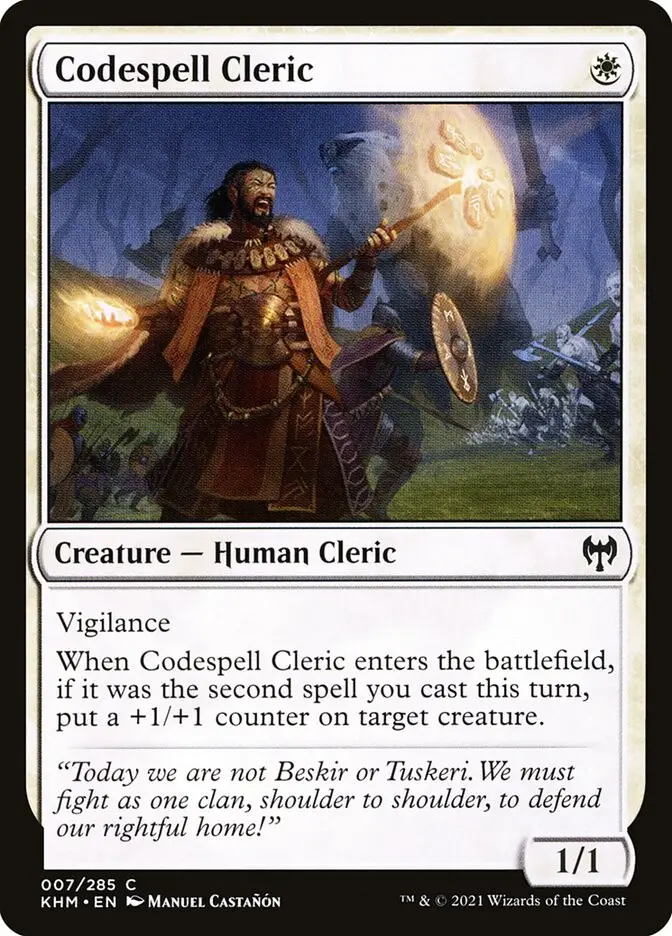 Codespell Cleric (Kaldheim)