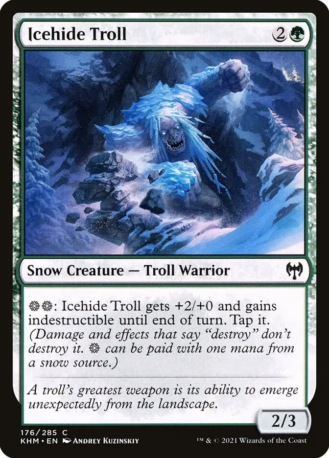 Icehide Troll (Kaldheim)