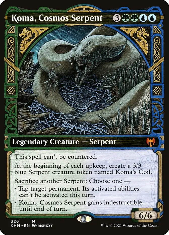 Koma  Cosmos Serpent (Kaldheim)