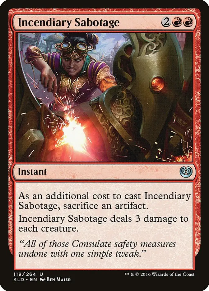 Incendiary Sabotage (Kaladesh)