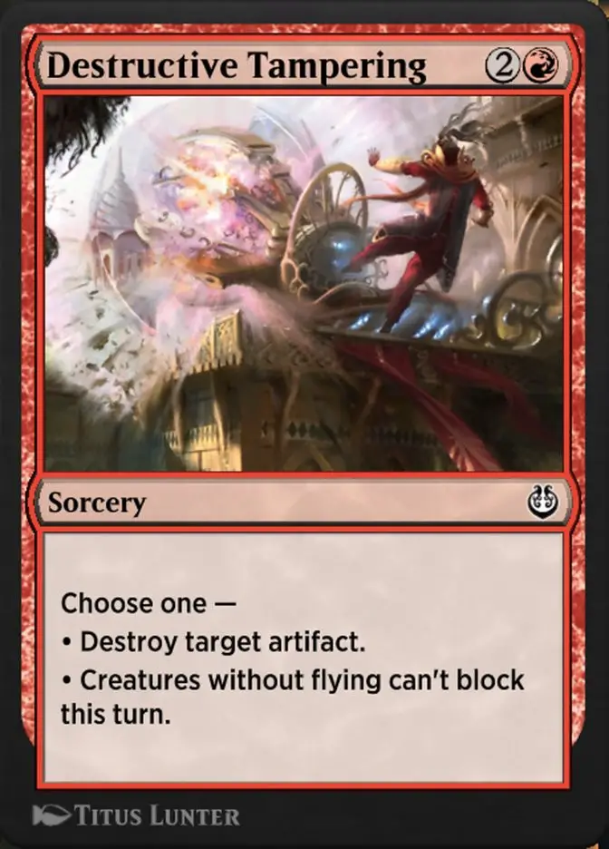 Destructive Tampering (Kaladesh Remastered)