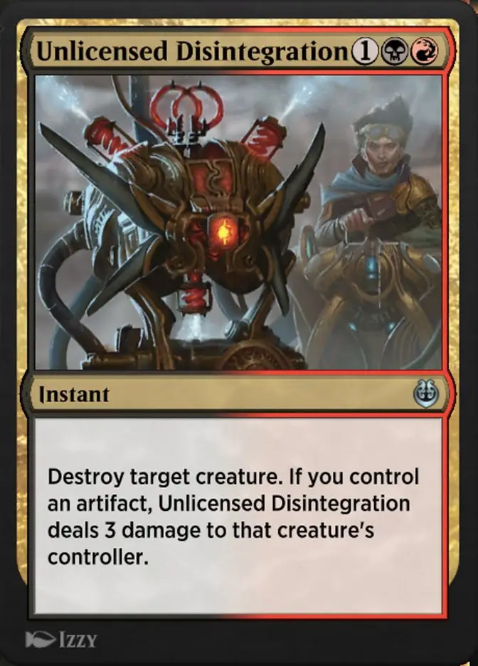 Unlicensed Disintegration (Kaladesh Remastered)