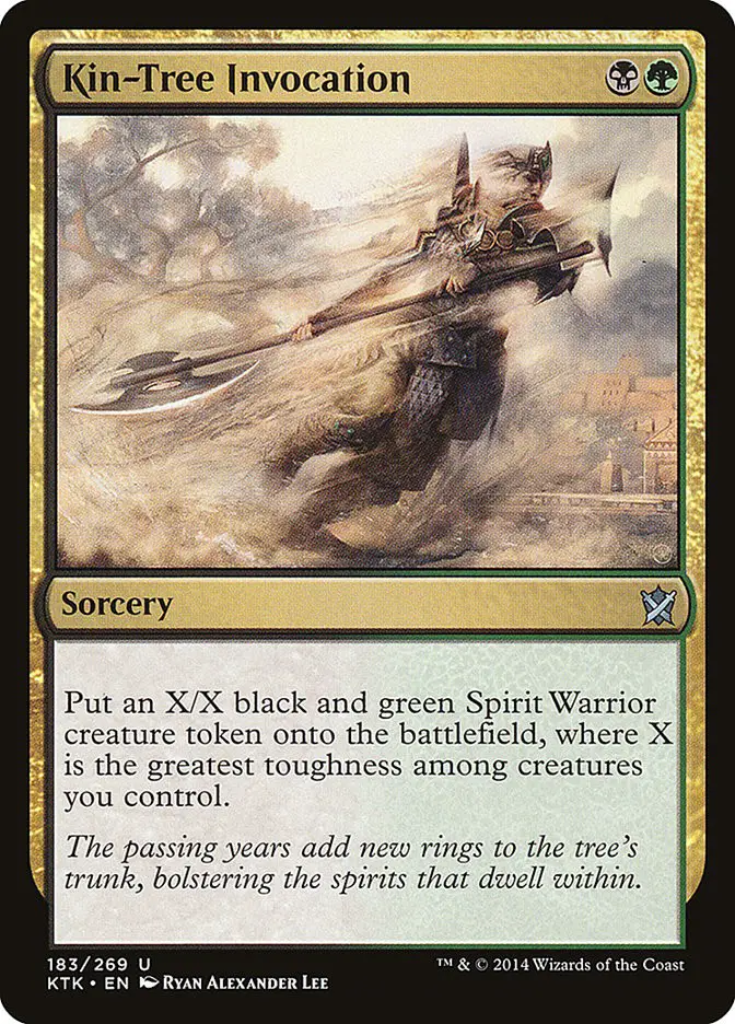 Kin Tree Invocation (Khans of Tarkir)
