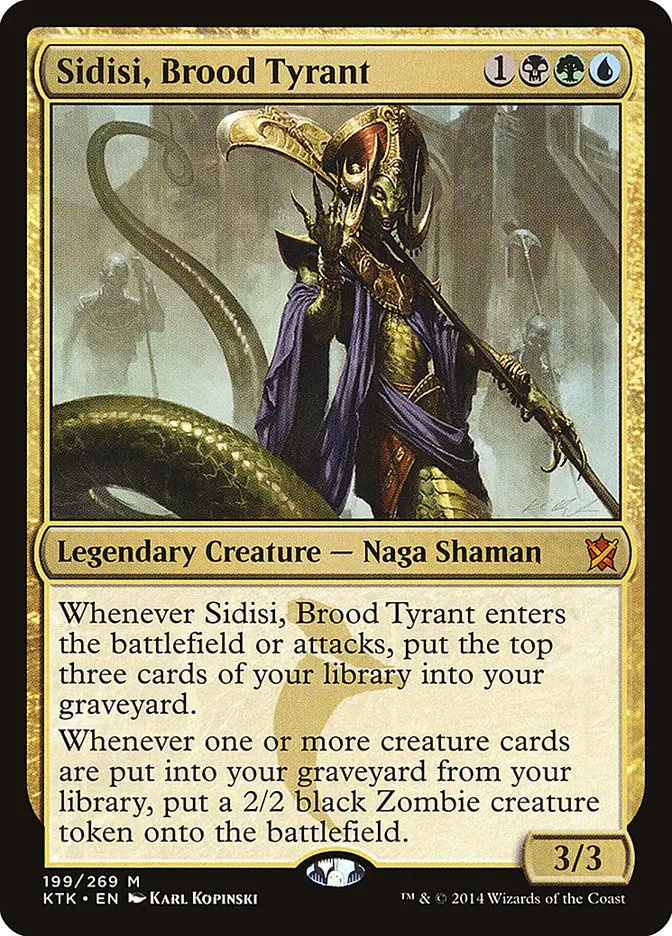 Sidisi  Brood Tyrant (Khans of Tarkir)