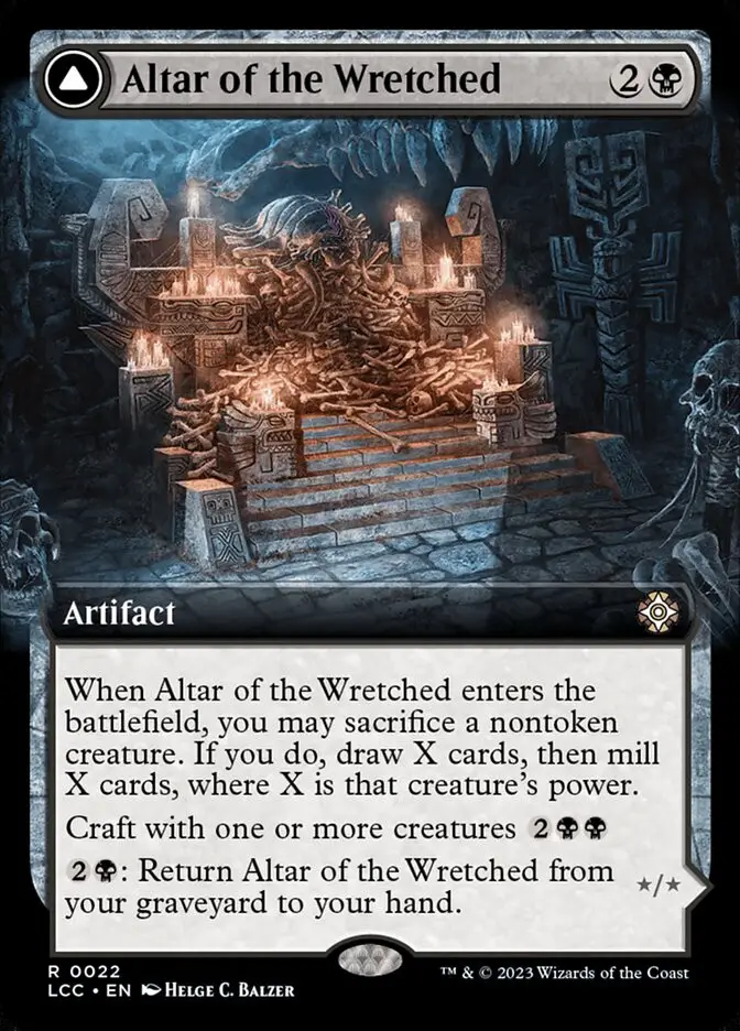 Altar of the Wretched    Wretched Bonemass (The Lost Caverns of Ixalan Commander)