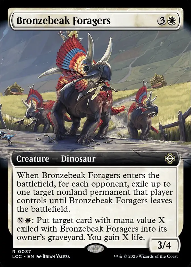 Bronzebeak Foragers (The Lost Caverns of Ixalan Commander)