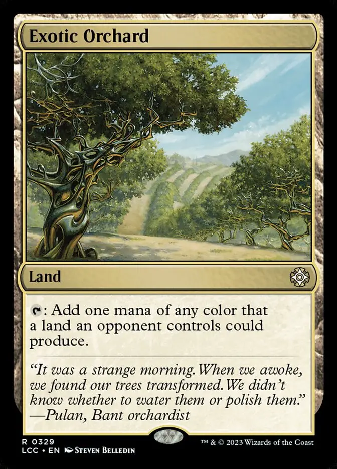 Exotic Orchard (The Lost Caverns of Ixalan Commander)
