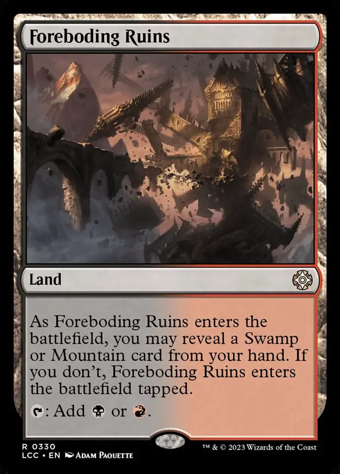 Foreboding Ruins (The Lost Caverns of Ixalan Commander)