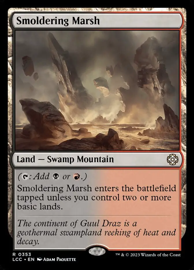 Smoldering Marsh (The Lost Caverns of Ixalan Commander)