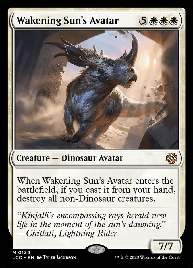 Wakening Sun s Avatar (The Lost Caverns of Ixalan Commander)