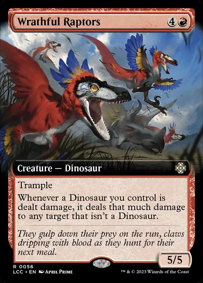 Wrathful Raptors (The Lost Caverns of Ixalan Commander)