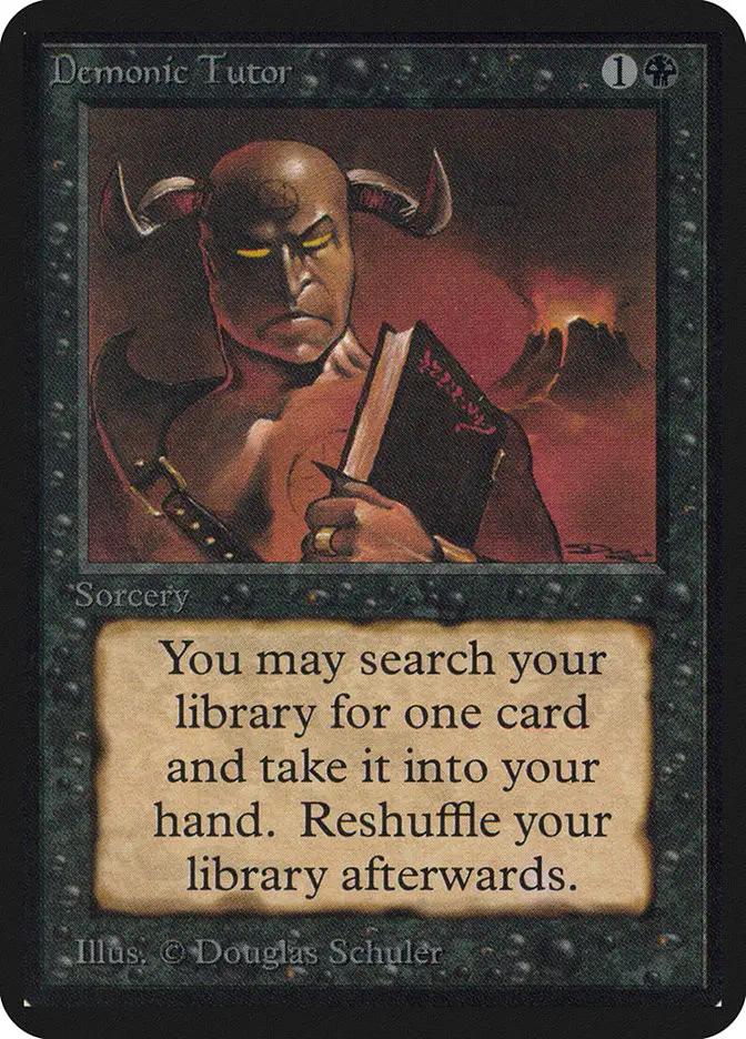 Demonic Tutor (Limited Edition Alpha)