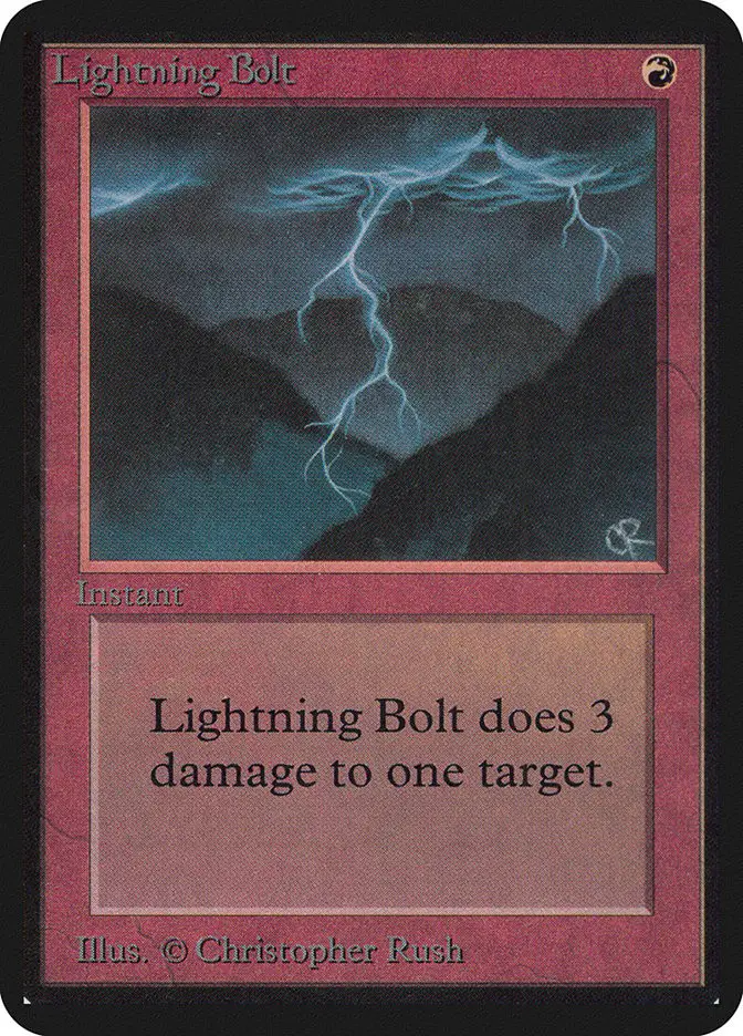 Lightning Bolt (Limited Edition Alpha)