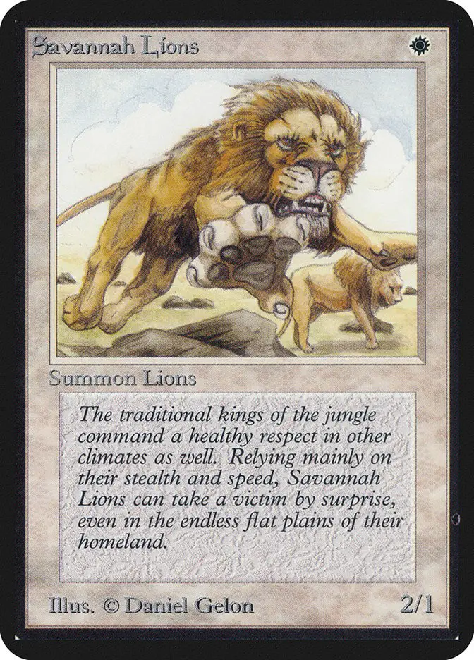 Savannah Lions (Limited Edition Alpha)