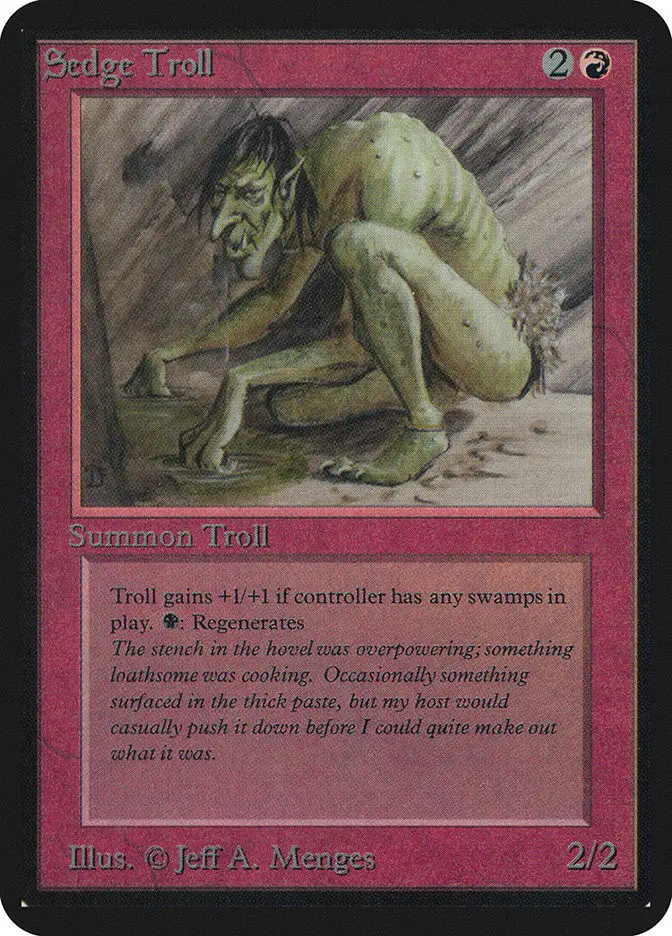Sedge Troll (Limited Edition Alpha)