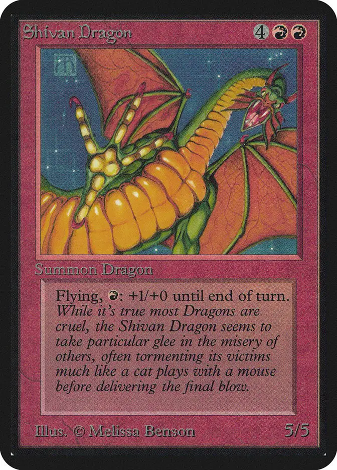 Shivan Dragon (Limited Edition Alpha)