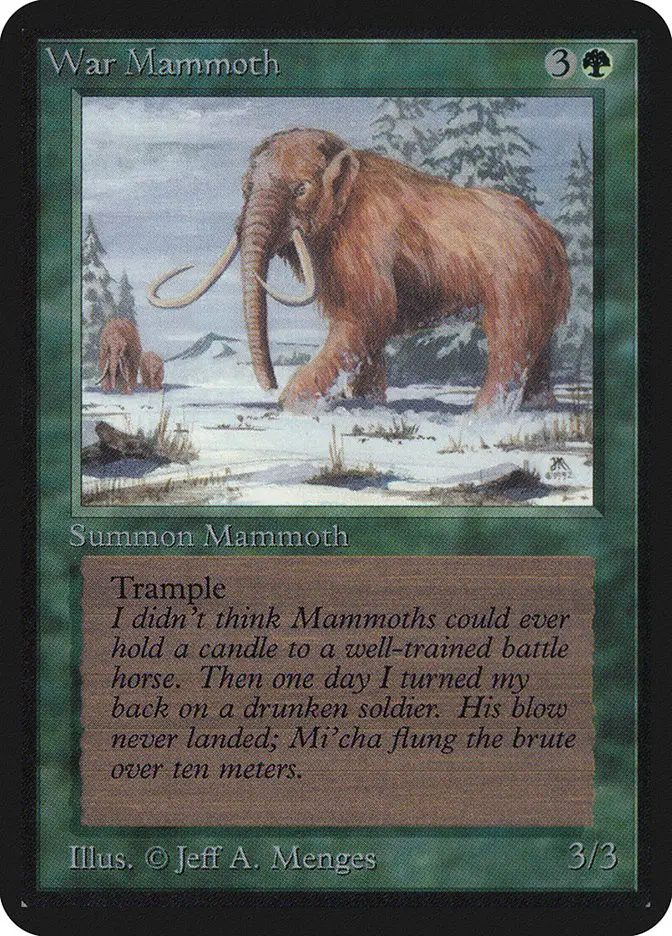 War Mammoth (Limited Edition Alpha)