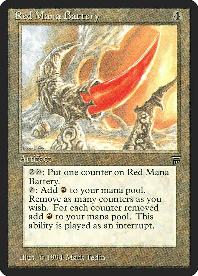 Red Mana Battery (Legends)