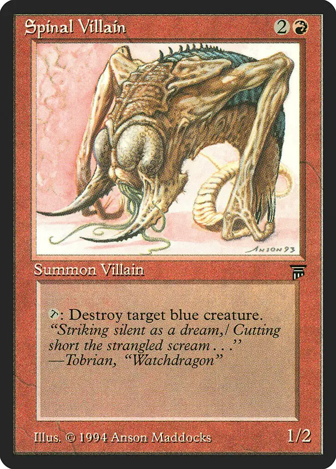 Spinal Villain (Legends)