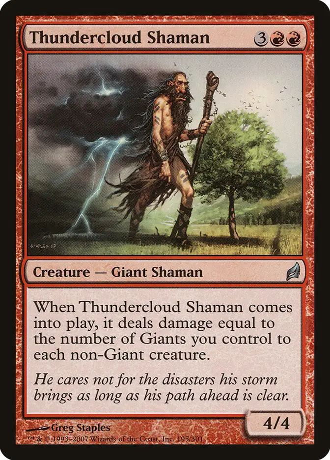Thundercloud Shaman (Lorwyn)