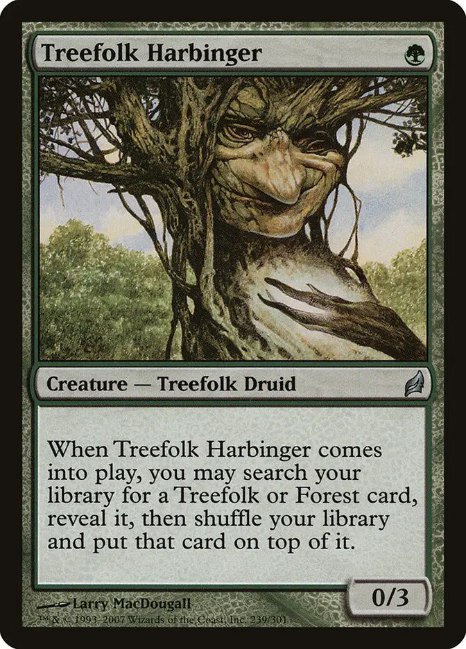 Treefolk Harbinger (Lorwyn)