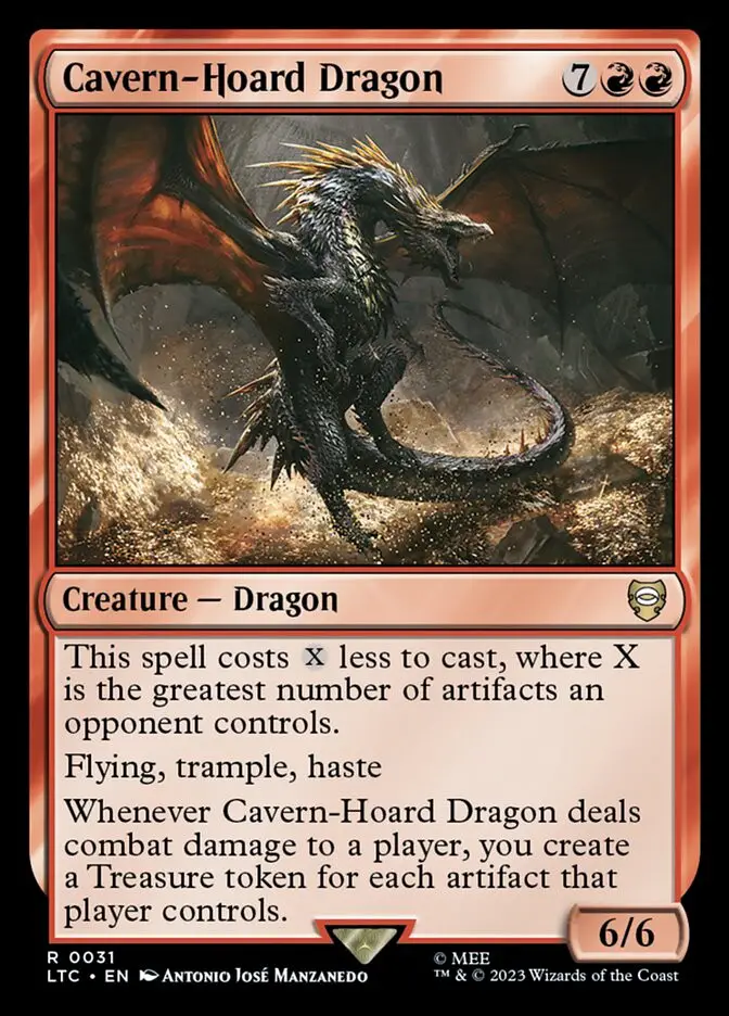 Cavern Hoard Dragon (Tales of Middle-earth Commander)
