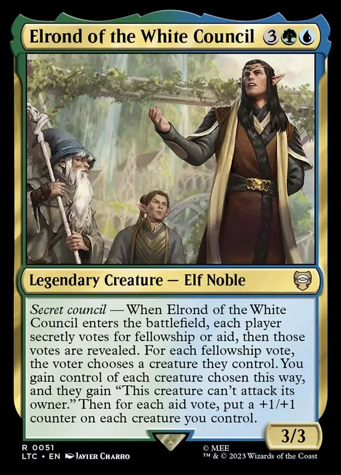 Elrond of the White Council (Tales of Middle-earth Commander)