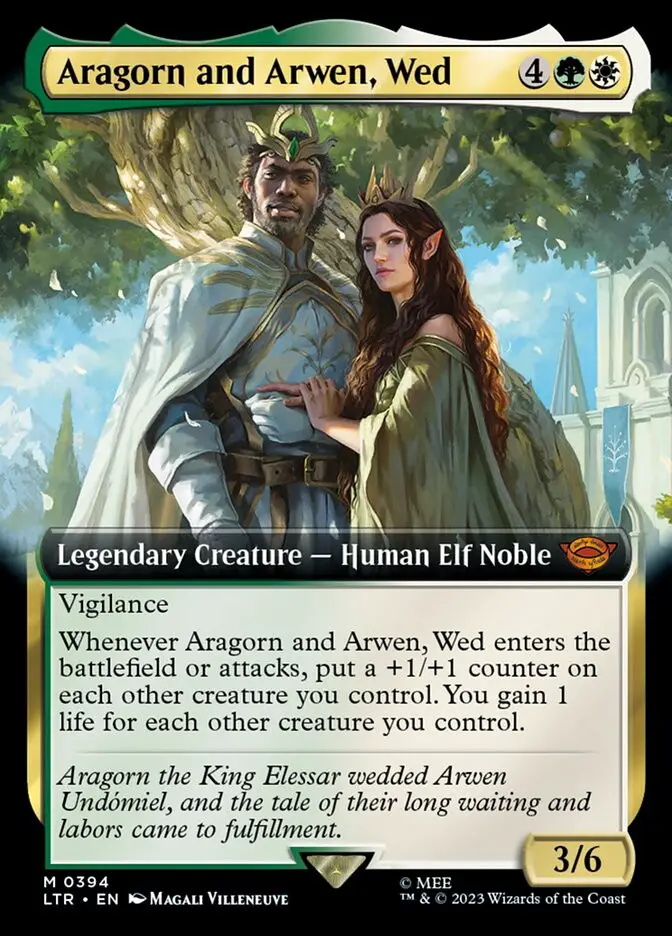 Aragorn and Arwen  Wed (The Lord of the Rings: Tales of Middle-earth)