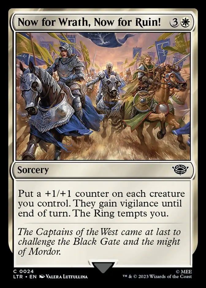 Now for Wrath  Now for Ruin  (The Lord of the Rings: Tales of Middle-earth)