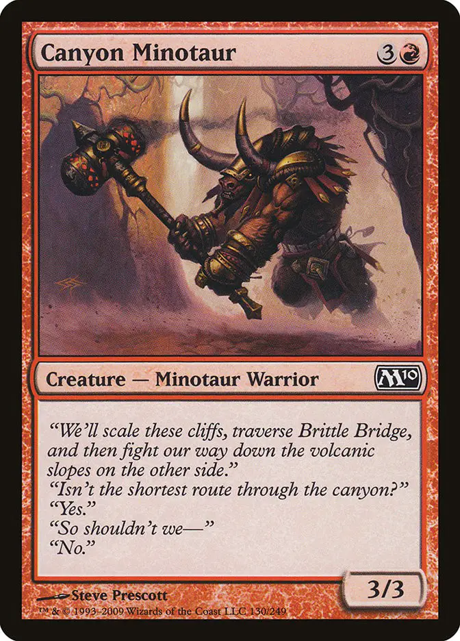 Canyon Minotaur (Magic 2010)