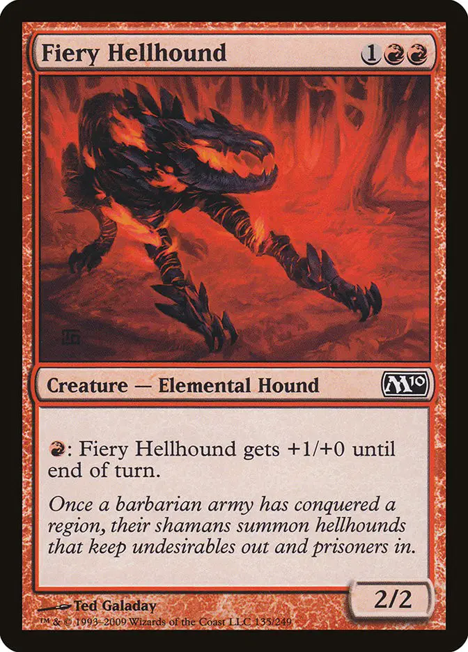 Fiery Hellhound (Magic 2010)