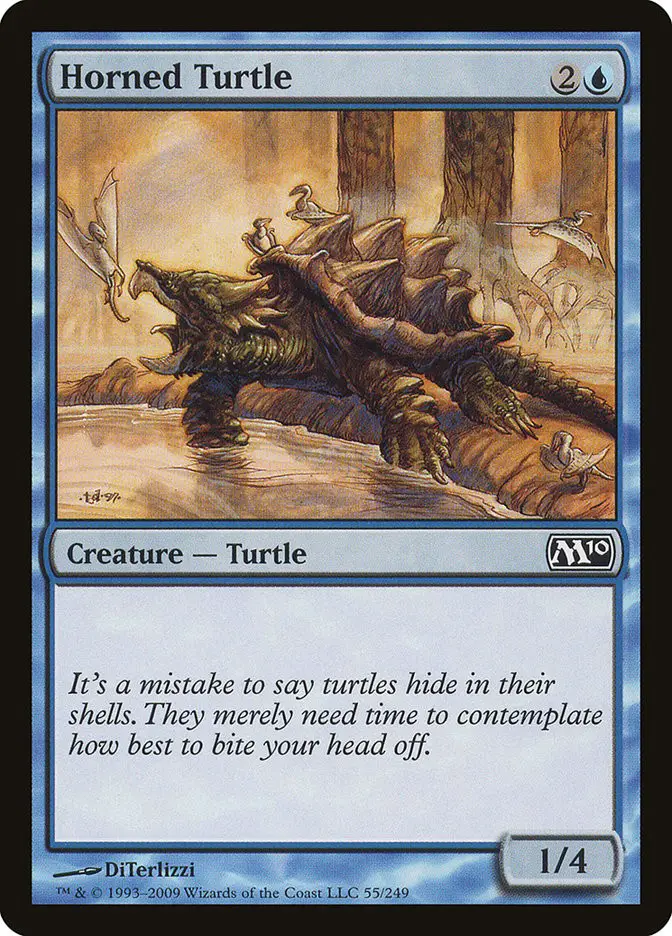 Horned Turtle (Magic 2010)