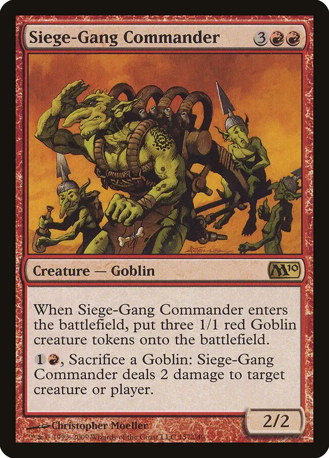 Siege Gang Commander (Magic 2010)