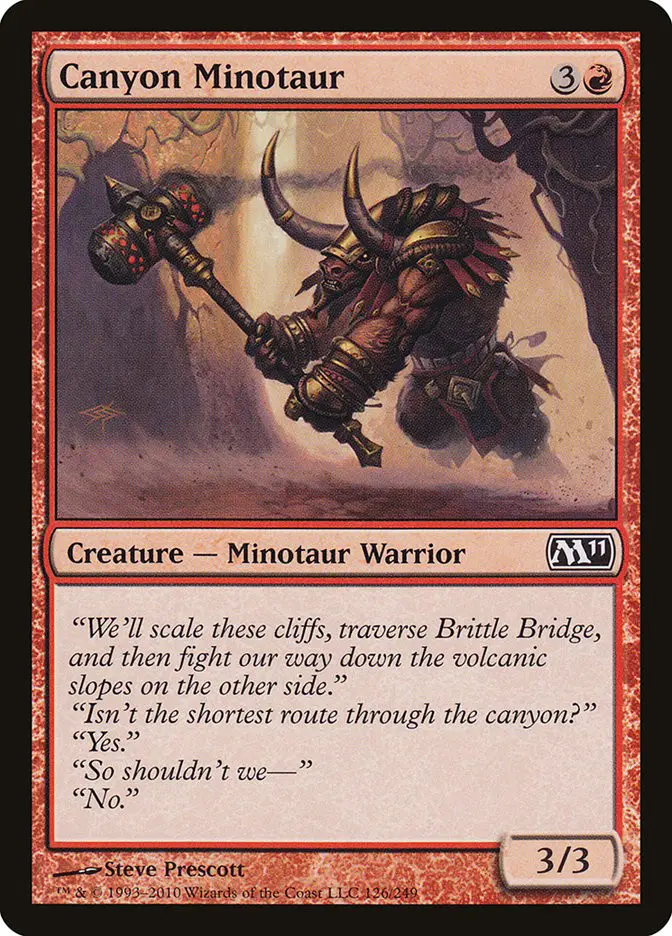 Canyon Minotaur (Magic 2011)