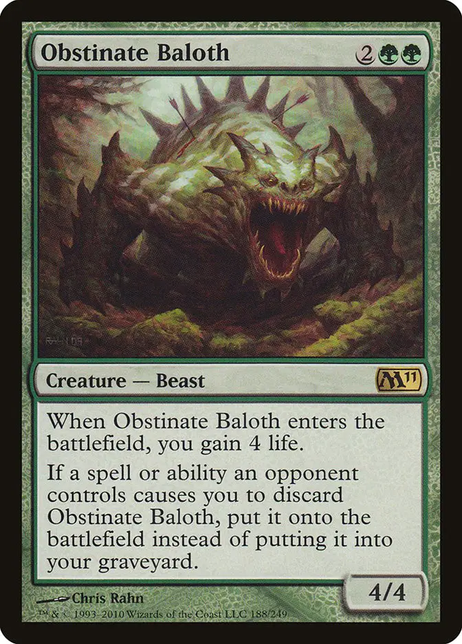 Obstinate Baloth (Magic 2011)