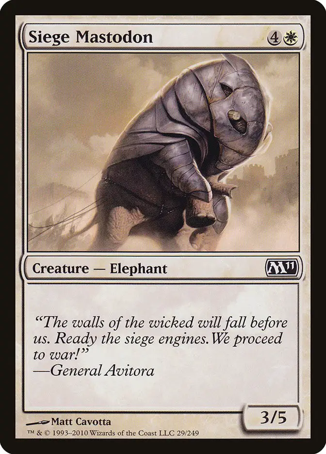 Siege Mastodon (Magic 2011)