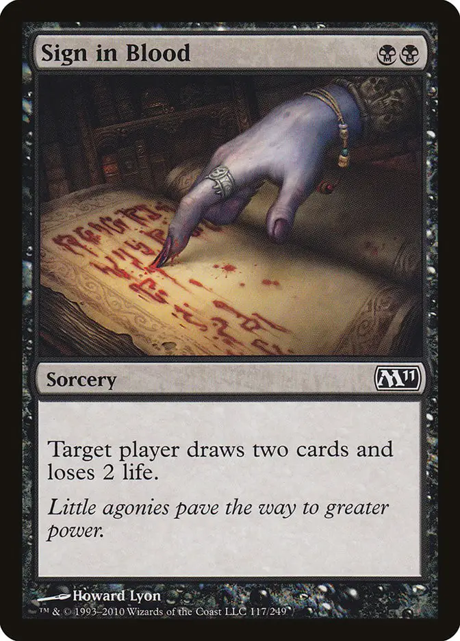 Sign in Blood (Magic 2011)