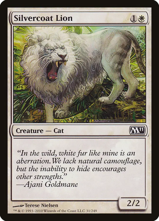 Silvercoat Lion (Magic 2011)