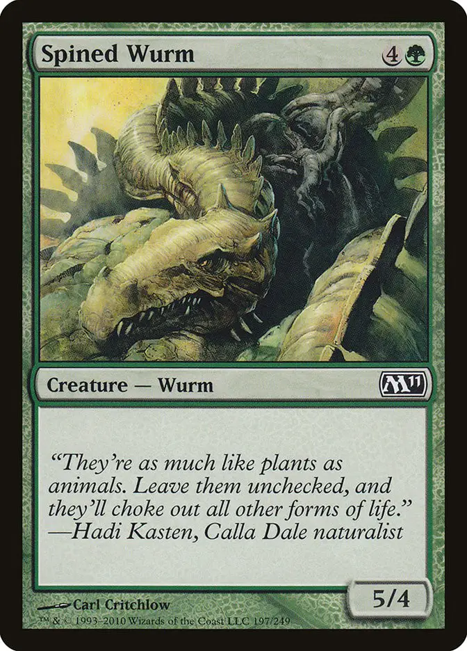 Spined Wurm (Magic 2011)