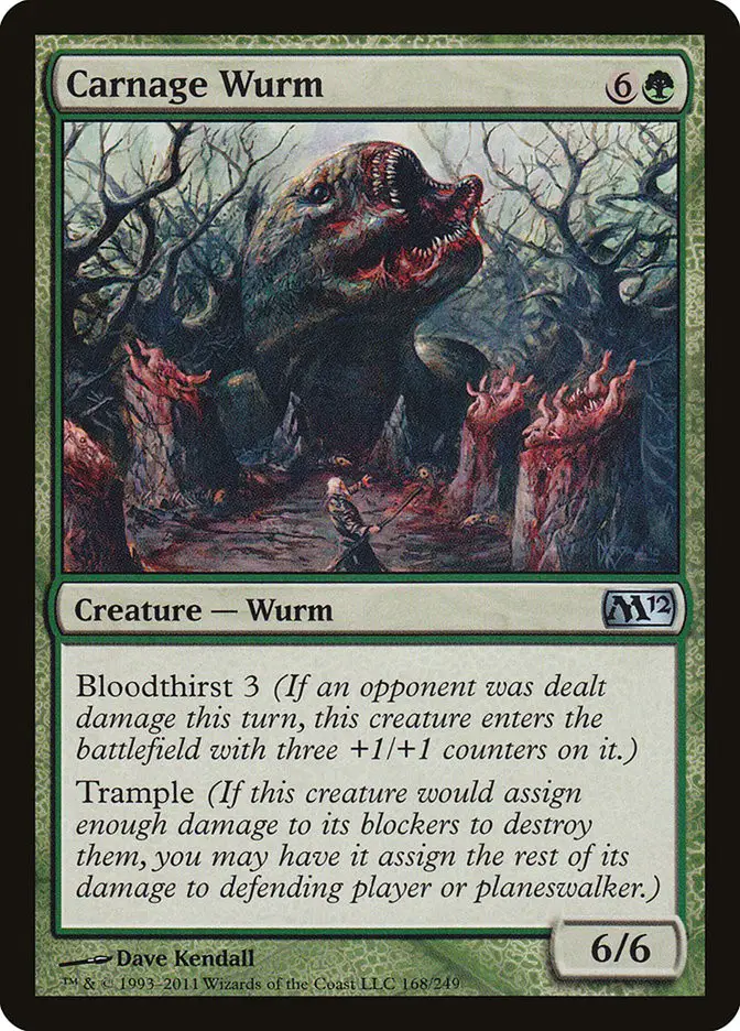 Carnage Wurm (Magic 2012)
